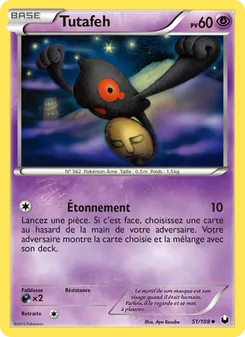 Carte Pokémon Tutafeh 51