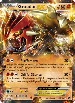 Carte Pokémon Groudon-EX 54