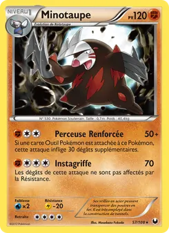 Carte Pokémon Minotaupe 57
