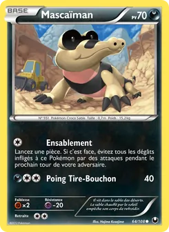 Carte Pokémon Mascaïman 64