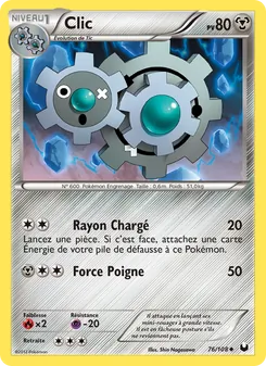 Carte Pokémon Clic 76