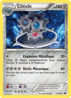 Carte Pokémon Cliticlic 77