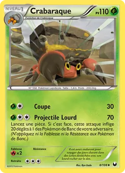 Carte Pokémon Crabaraque 8