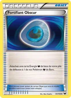 Carte Pokémon Fortifiant Obscur 93