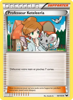 Carte Pokémon Professeur Keteleeria 98