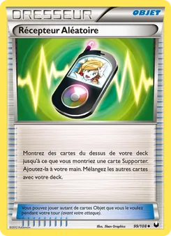 Carte Pokémon Récepteur Aléatoire 99