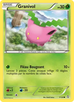 Carte Pokémon Granivol 1