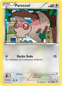 Carte Pokémon Parecool 101