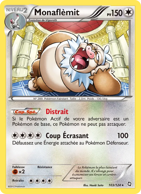 Carte Pokémon Monaflèmit 103/124 de l'extension Dragons Éxaltés