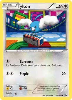 Carte Pokémon Tylton 104