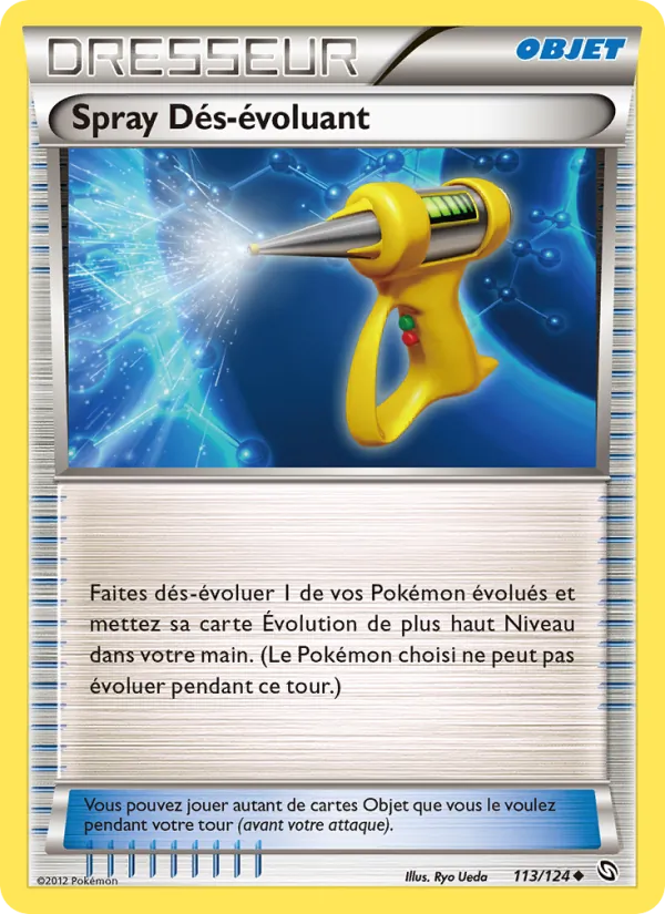 Carte Pokémon Spray Dés-évoluant 113/124 de l'extension Dragons Éxaltés