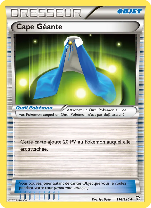 Carte Pokémon Cape Géante 114/124 de l'extension Dragons Éxaltés