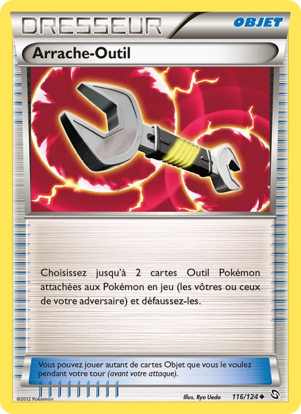 Carte Pokémon Arrache-Outil 116/124 de l'extension Dragons Éxaltés
