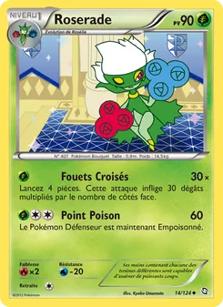Carte Pokémon Roserade 14