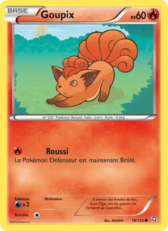 Carte Pokémon Goupix 18