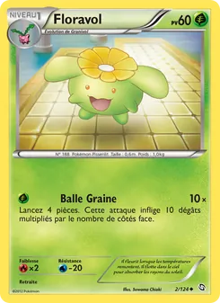 Carte Pokémon Floravol 2
