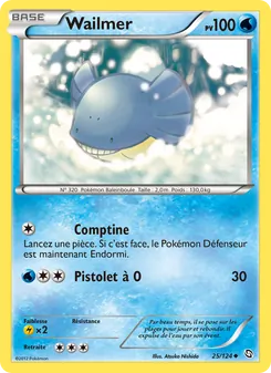Carte Pokémon Wailmer 25