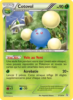 Carte Pokémon Cotovol 3