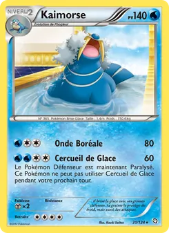 Carte Pokémon Kaimorse 31