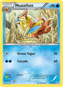 Carte Pokémon Mustéflott 33