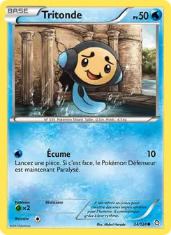 Carte Pokémon Tritonde 34
