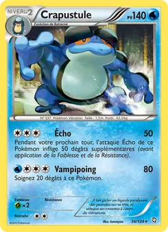 Carte Pokémon Crapustule 36