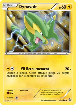 Carte Pokémon Dynavolt 42