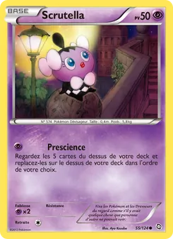 Carte Pokémon Scrutella 55