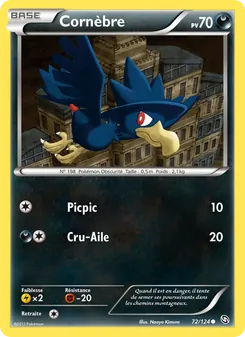 Carte Pokémon Cornèbre 72