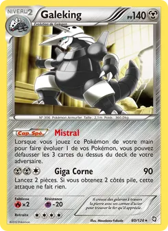 Carte Pokémon Galeking 80