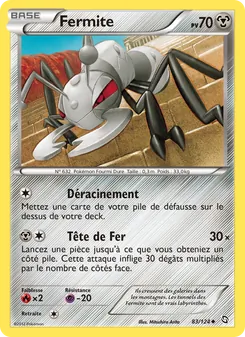 Carte Pokémon Fermite 83