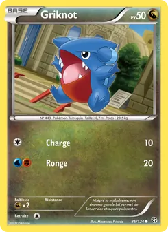 Carte Pokémon Griknot 86