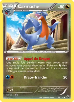 Carte Pokémon Carmache 89