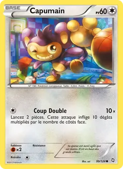 Carte Pokémon Capumain 99