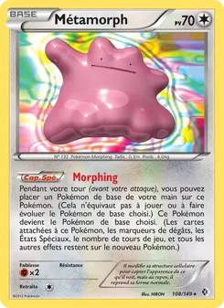 Carte Pokémon Métamorph 108 — Frontières Franchies
