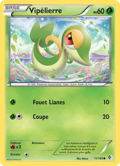 Carte Pokémon Vipélierre 11 — Frontières Franchies