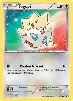 Carte Pokémon Togepi 110 — Frontières Franchies