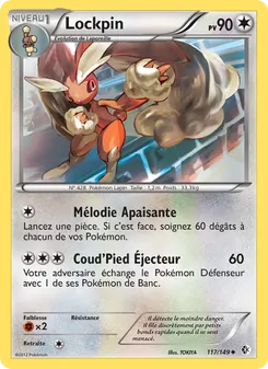 Carte Pokémon Lockpin 117 — Frontières Franchies