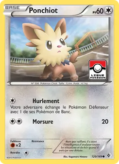 Carte Pokémon Ponchiot 120 — Frontières Franchies