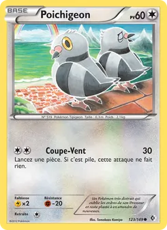 Carte Pokémon Poichigeon 123 — Frontières Franchies