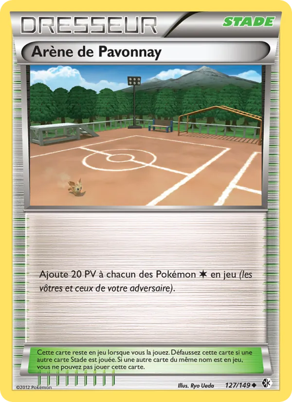 Carte Pokémon Arène de Pavonnay 127/149 de l'extension Frontières Franchies