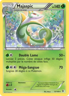 Carte Pokémon Majaspic 13 — Frontières Franchies