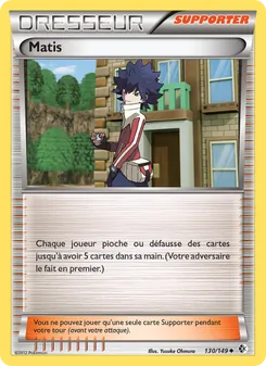Carte Pokémon Matis 130 — Frontières Franchies