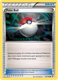 Carte Pokémon Poké Ball 131 — Frontières Franchies