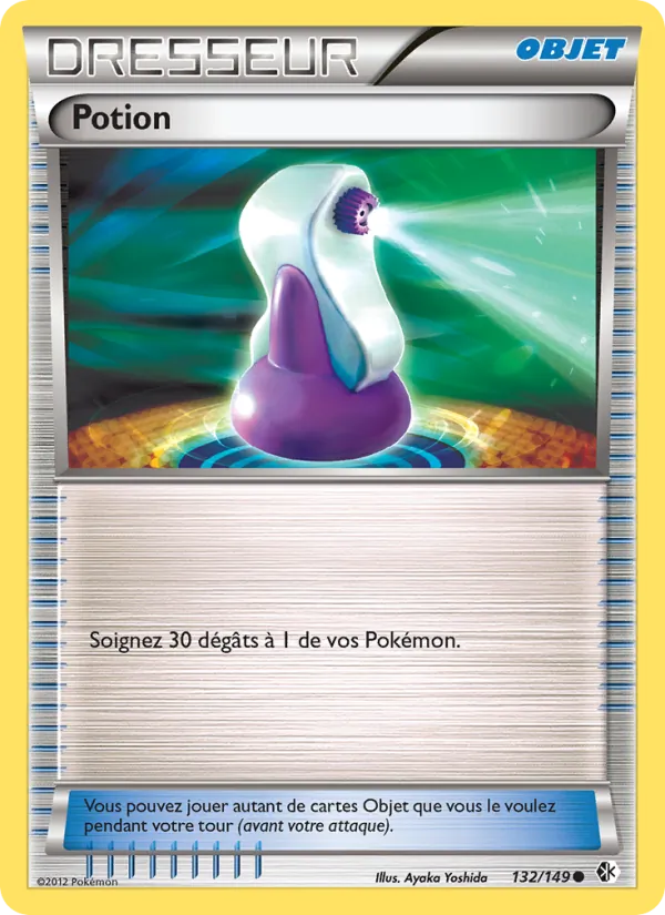 Carte Pokémon Potion 132/149 de l'extension Frontières Franchies