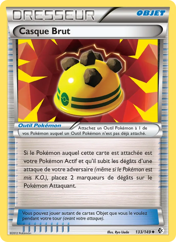 Carte Pokémon Casque Brut 133/149 de l'extension Frontières Franchies