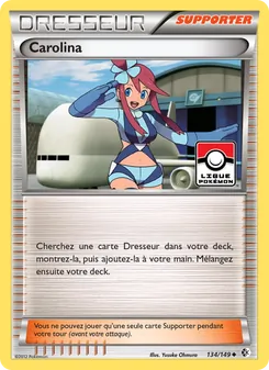 Carte Pokémon Carolina 134 — Frontières Franchies