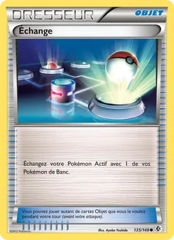 Carte Pokémon Échange 135 — Frontières Franchies