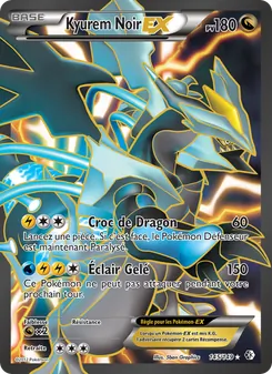 Carte Pokémon Kyurem Noir-EX 145 — Frontières Franchies