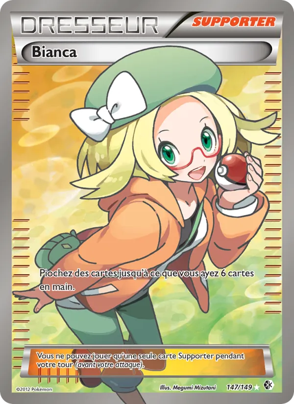 Carte Pokémon Bianca 147/149 de l'extension Frontières Franchies